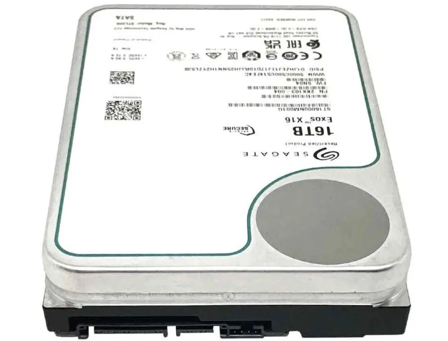 Жёсткий диск ST16000NM001G Seagate Exos X16 16TB SATA 7.2K RPM 512e 6GB/s 3.5" H