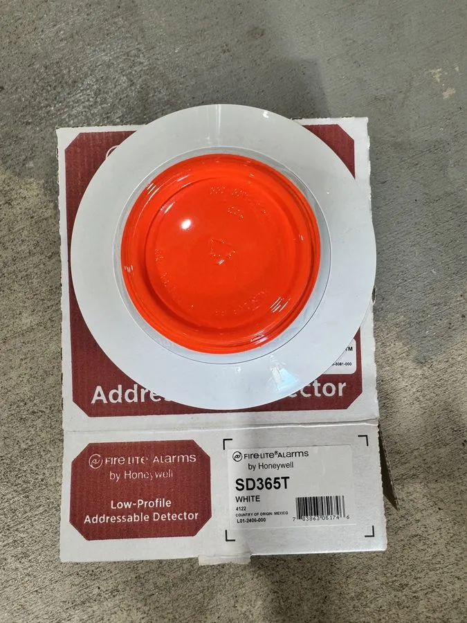 Оборудование пожарной сигнализации Honeywell SD365T Smoke Detector Low-Profile A — фото лота 1