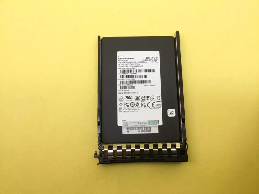 Сервер HPE/Samsung 2.5" 3.84TB SATA 6G G11 Server SSD Replace P40500-B21 P41525- — фото лота 1