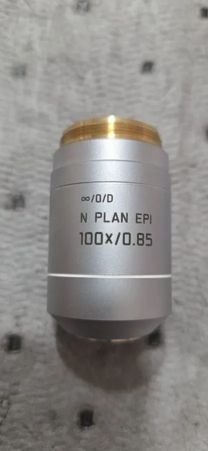 Объектив микроскопа Leica N Plan EPI 100x/0.85 Microscope Objective Lens, Part # — фото лота 1