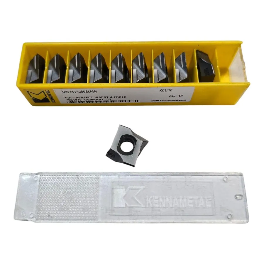 Режущий инструмент x10 Kennametal D4FIX 140608LMN Carbide Turning Insert Steel S — фото лота 1