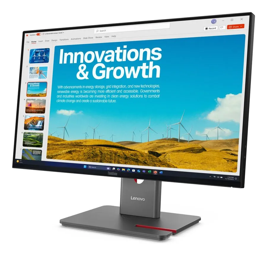 Монитор Lenovo ThinkVision P24QD-40 24 Class WQHD LED Monitor 16:9 Eclipse Black