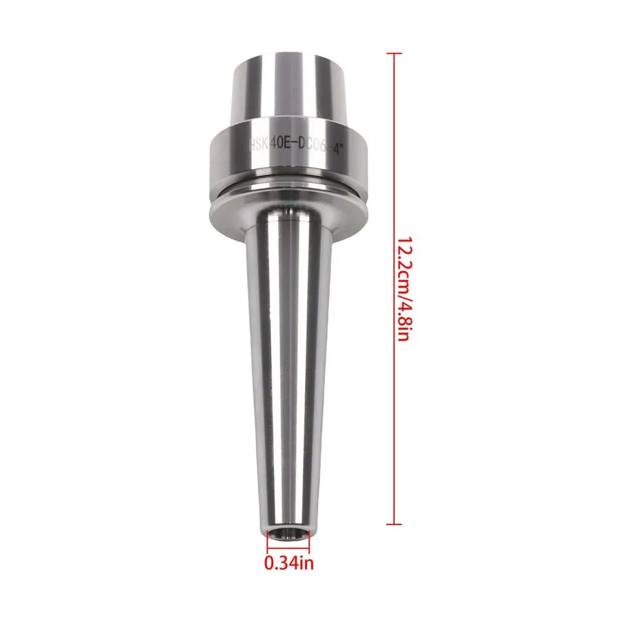 Режущий инструмент HSK40E-DC06-4 Inch Slim Collet Chuck 3 Collets 1/8 3/16 1/4 H