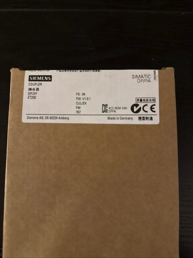 Модуль ввода-вывода Siemens SIMATIC S7 DP/DP Coupler 6ES7158-0AD01-0XA0 — фото лота 1