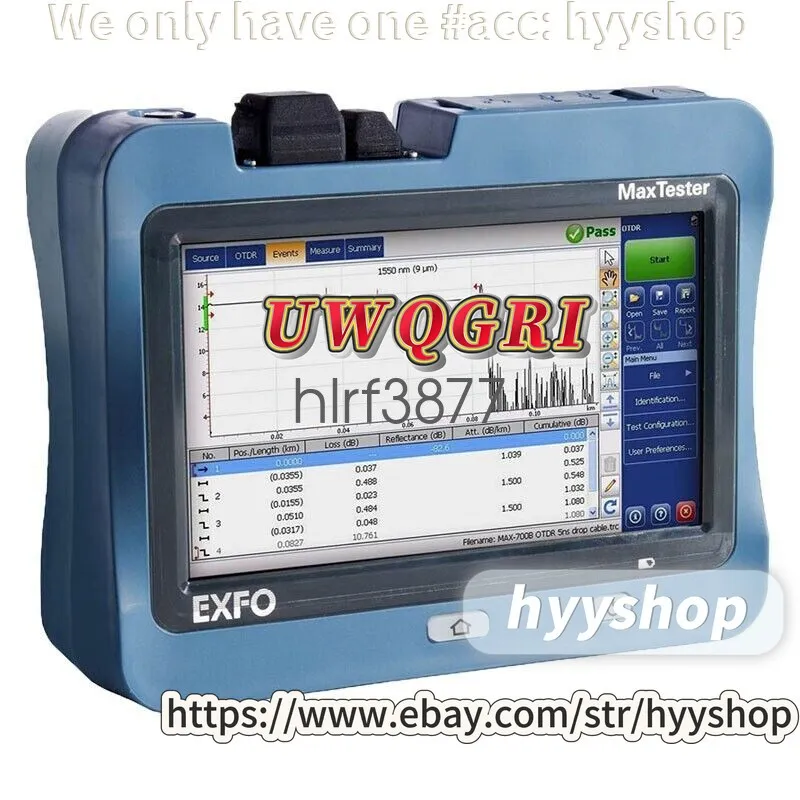 Тестер EXFO MAX-715B MaxTester SM Fiber OTDR w/ PM & aww VFL MAX-715B-M1-EI