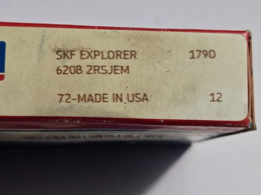 Подшипник SKF Explorer 6208-2RSJEM Bearing