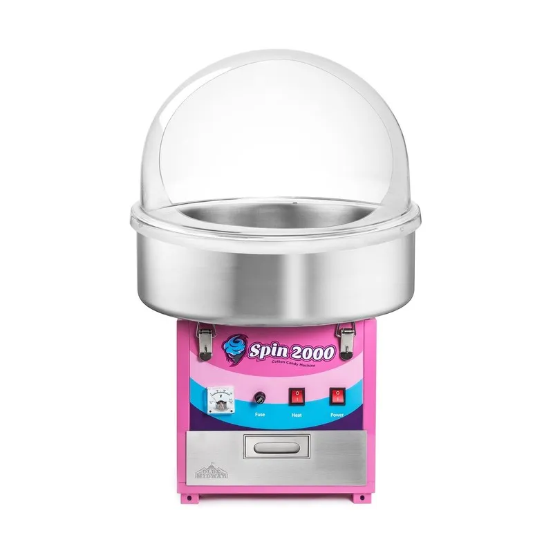 Торговое оборудование Olde Midway Cotton Candy Machine with Bubble Shield, SPIN- — фото лота 1