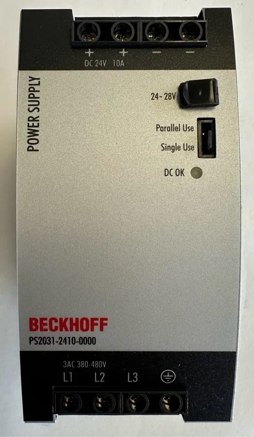 Блок питания Beckhoff Power Supply / 24-28V DC / 10A / PS2031-2410-0000 / BNIB