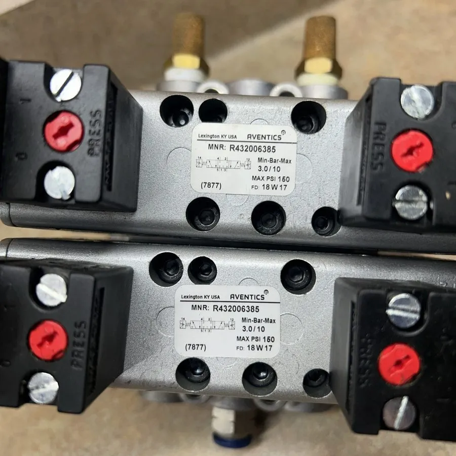 Электромагнитный клапан 2 Aventics R432006385 Rexroth Solenoid Valves On Manifol