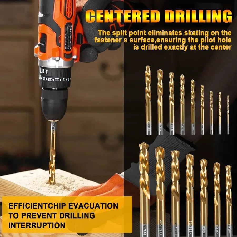 Режущий инструмент 35-Piece Screw Extractor and Drill Bit Set 11135ZR Remove Bro