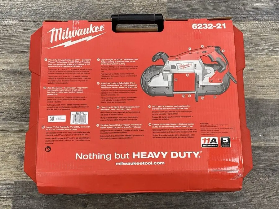 Оборудование ЧПУ Milwaukee 6232-21 120V AC Deep Cut Band Saw Sealed Fast