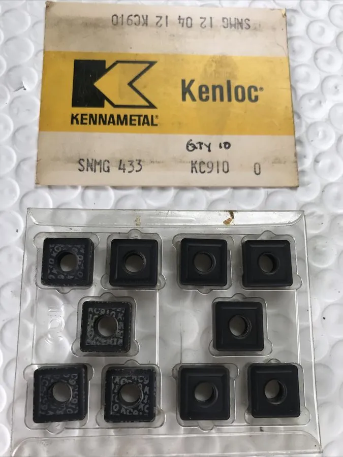 Режущий инструмент Kennametal SNMG 433 KC910 Carbide Insert — фото лота 1