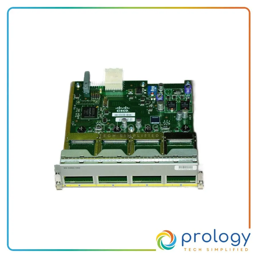 Коммутатор Cisco WS-X4904-10GE 4x10GE Port Switching Module X2 Interface TaxInv