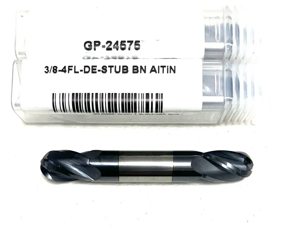 Режущий инструмент Monster Tool GP-24575 3/8” 4FL Double End Ball Nose Carbide E — фото лота 1