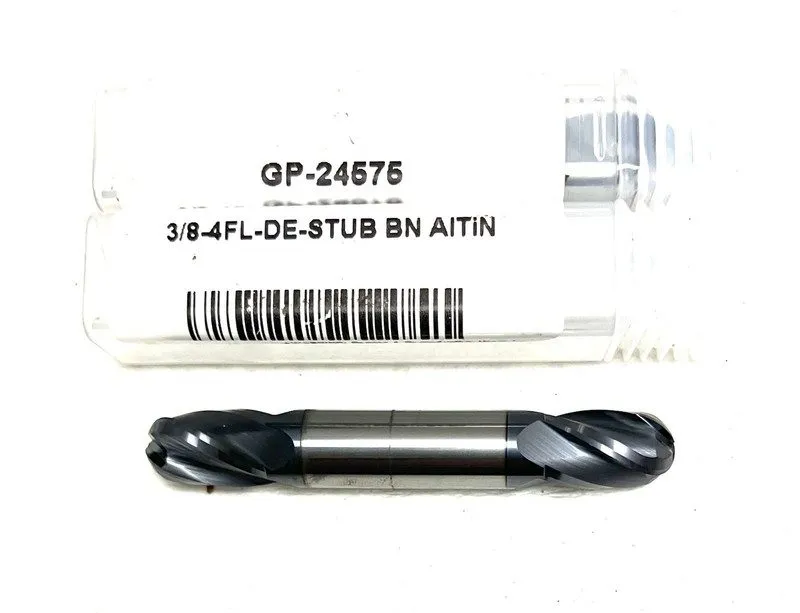 Режущий инструмент Monster Tool GP-24575 3/8” 4FL Double End Ball Nose Carbide E — фото лота 2