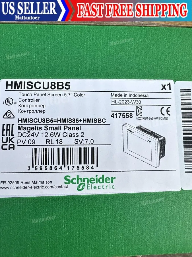 Панель оператора SCHNEIDER MAGELIS TOUCH PANEL HMISCU8B5 5.7 INCH COLOR TFT TOUC