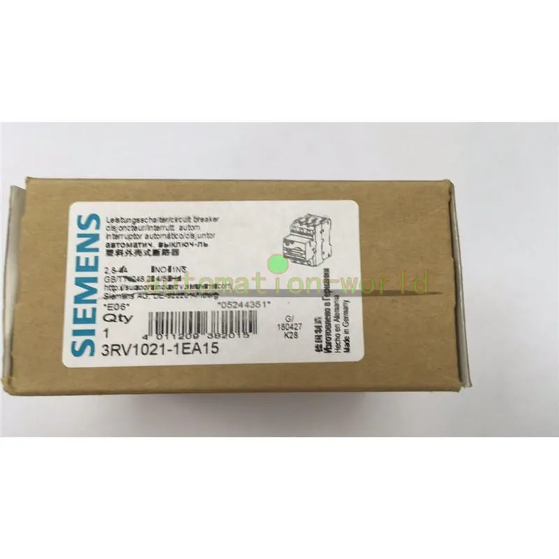 Автоматический выключатель Siemens 3RV1021-1EA15 63A Motor Protection Circuit Br