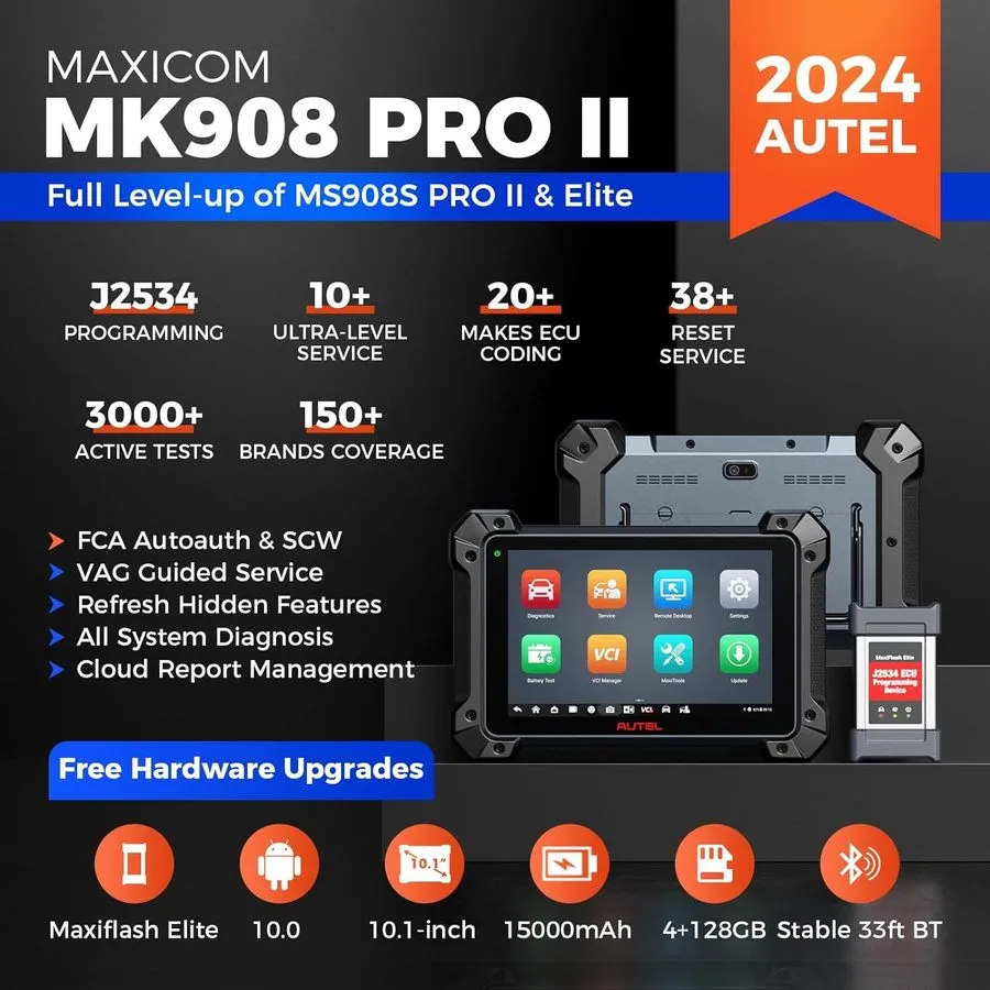 Диагностический сканер Autel MaxiSYS Ultra Elite MK908P MK808 Auto Diagnostic Sc