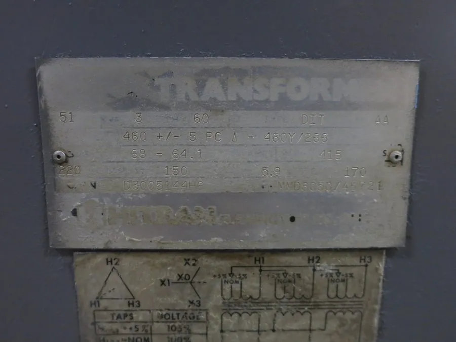 Трансформатор ACME 145 kVA 460 Delta 460Y/266 V 3PH Isolation Transformer DTGB01