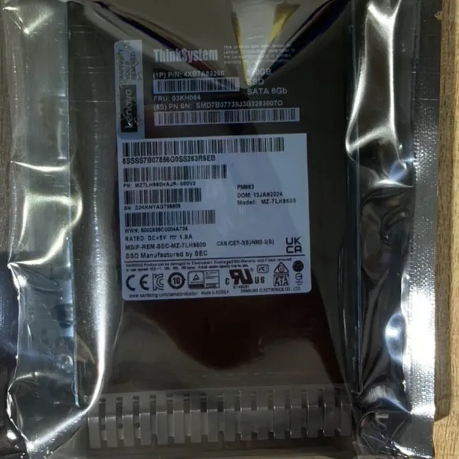 Сервер Lenovo/IBM ThinkSystem 960GB 2.5" SATA 6G 03KH064 4XB7A82260 HS Server SS