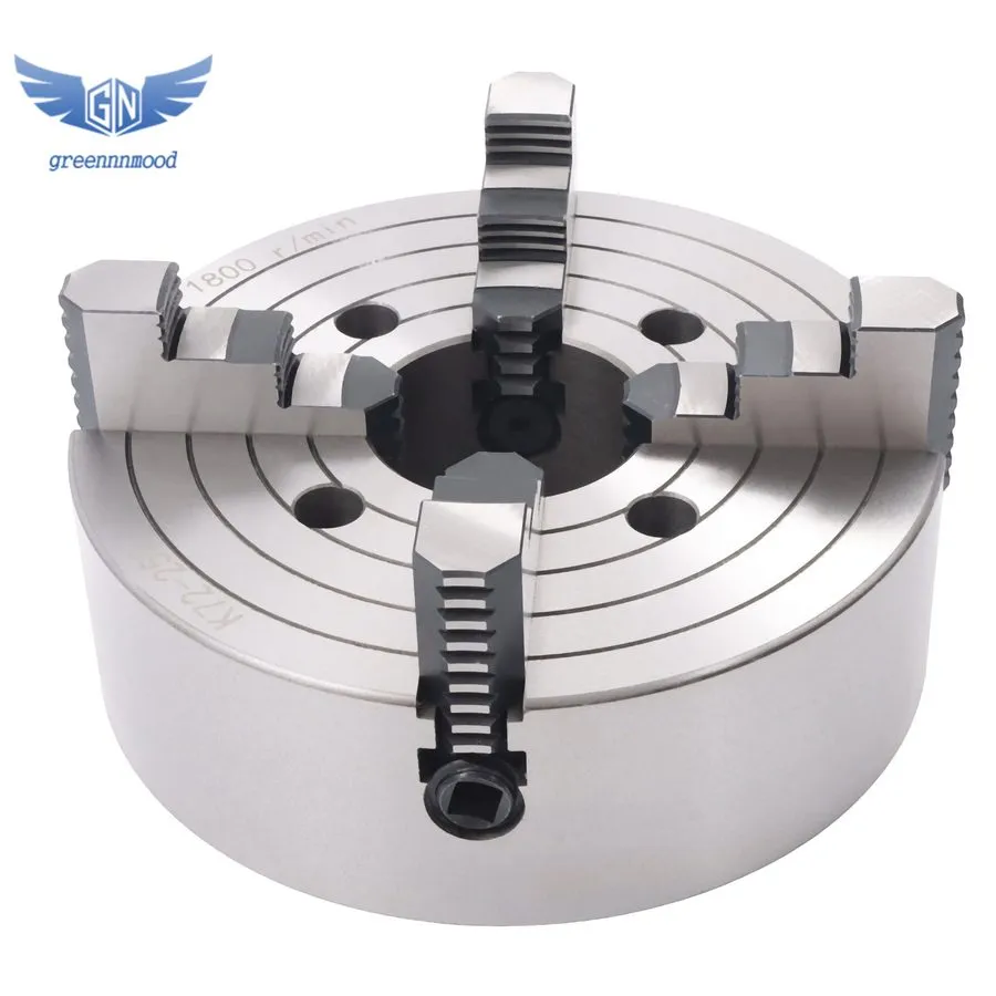 Режущий инструмент LABLT 10" K72-250 4-Jaw Lathe Chuck 0.6-9.84in Clamping Range — фото лота 2