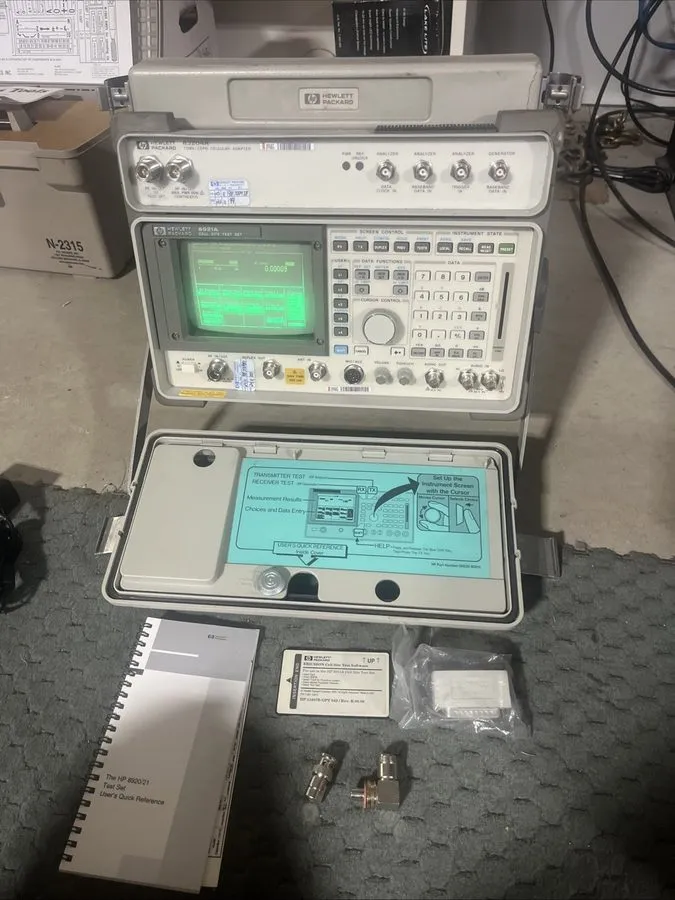 Тестер Hewlett Packard HP Agilent 8921A Cell Site Test Set w/ 83204A TDMA/CDPD A — фото лота 1
