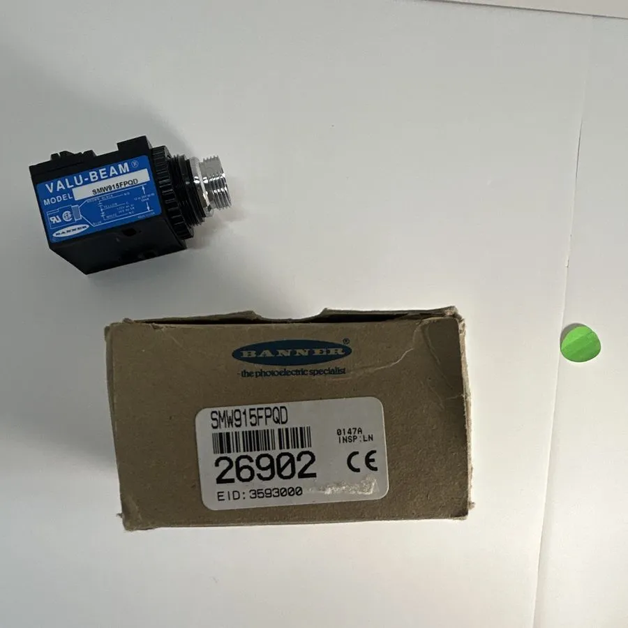 Фотоэлектрический датчик BANNER ENGINEERING SMW915FPQD PHOTOELECTRIC SENSOR VALU — фото лота 2