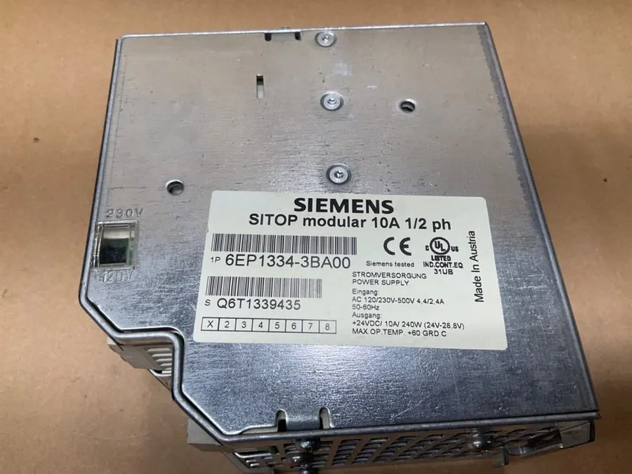 Блок питания Siemens SITOP Modular 24VDC 10 Amp Power Supply 6EP1334-3BA00
