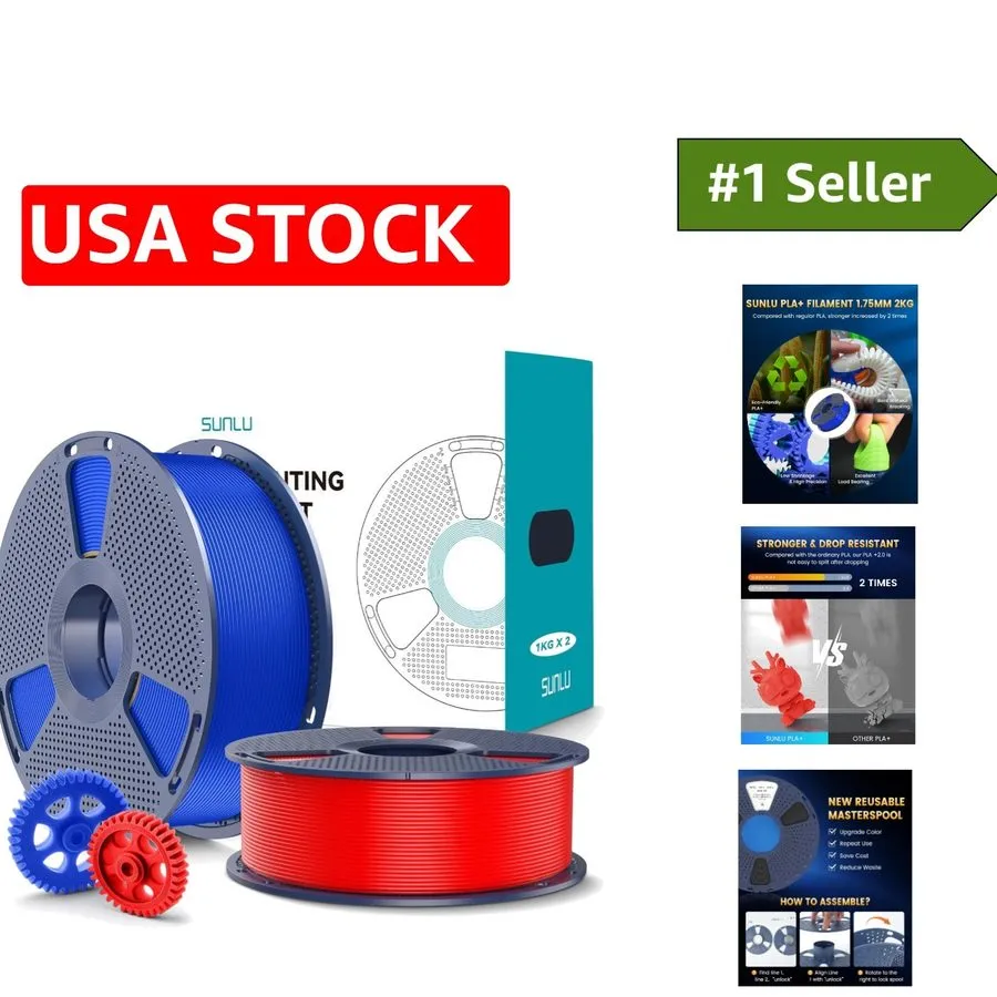 Professional-Grade PLA+2.0 3D Filament 2KG High Precision, Fast Printing