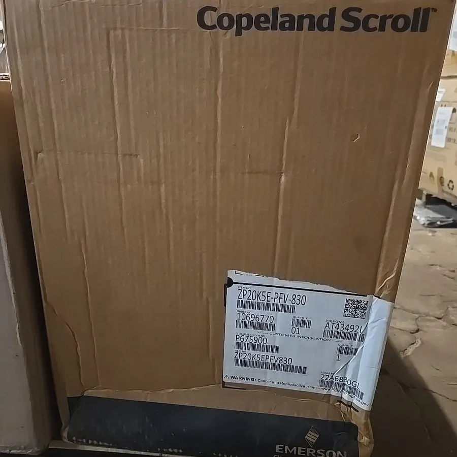 Компрессор Emerson Copeland Scroll AC Compressor ZP20K5EPFV830 G2U — фото лота 1