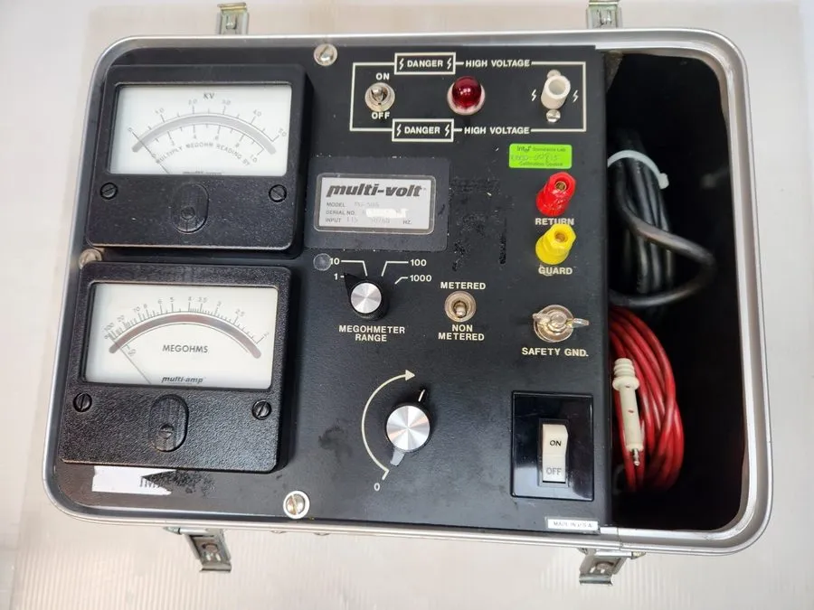 Тестер Biddle/Multi-Amp/Megger/Multi-Volt MG-50A Megohmmeter 5 kV DC, 100,000 me