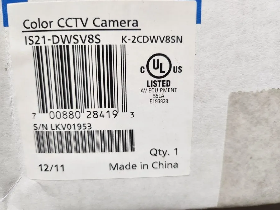 Камера PELCO IS21-DWSV8S Color CCTV Dome Camera