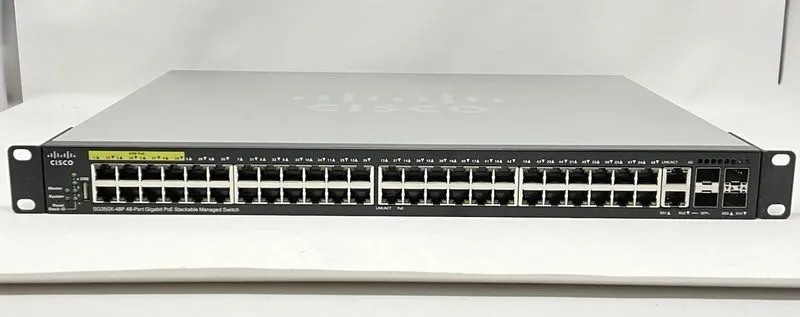 Коммутатор Cisco SG350X-48P-K9 48-Port Gig PoE+ Managed Switch 4x 10G Uplink Sta — фото лота 1
