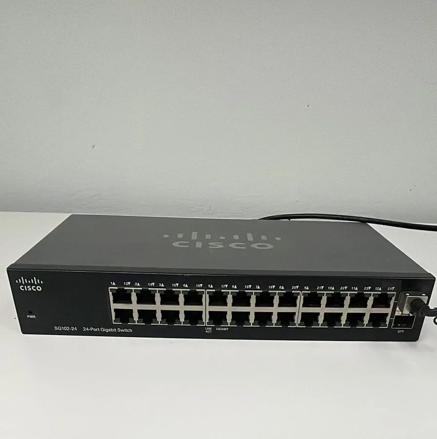 Коммутатор Cisco SG102-24 24-Port Gigabit Ethernet Unmanaged Rackmount Switch