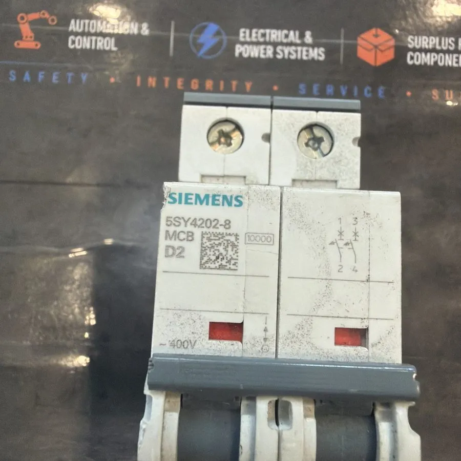 Автоматический выключатель Siemens 5SY4202-8 Sentron Mini Circuit Breaker 2A 400 — фото лота 1