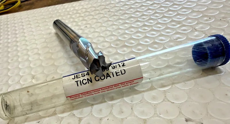 Режущий инструмент Garr Carbide Endmill JES410709 9/12 TICN COATED 4FL — фото лота 1