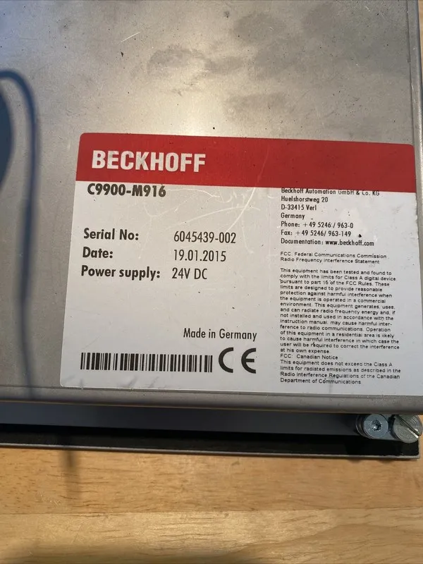 IIoT-устройство Beckhoff C9900-M916