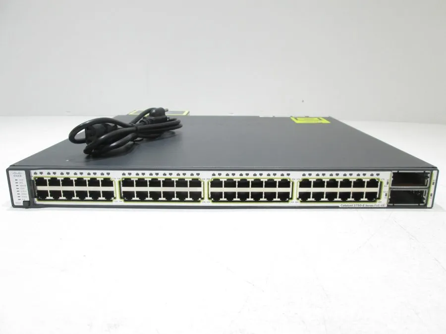 Коммутатор Cisco Catalyst WS-C3750E-48PD-SF 48-Port Gigabit PoE 2x 10GbE X2 Swit