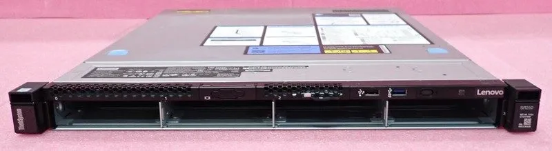 Сервер Lenovo ThinkSystem SR250 Quad-Core E-2234 3.6GHz 8GB Ram 4x 3.5" Bay 1U S