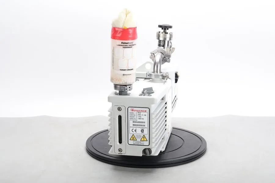 Насос Edwards RV12 Rotary Dual Vane Vacuum Pump With KIV-100 High Vacuum Manual  — фото лота 1