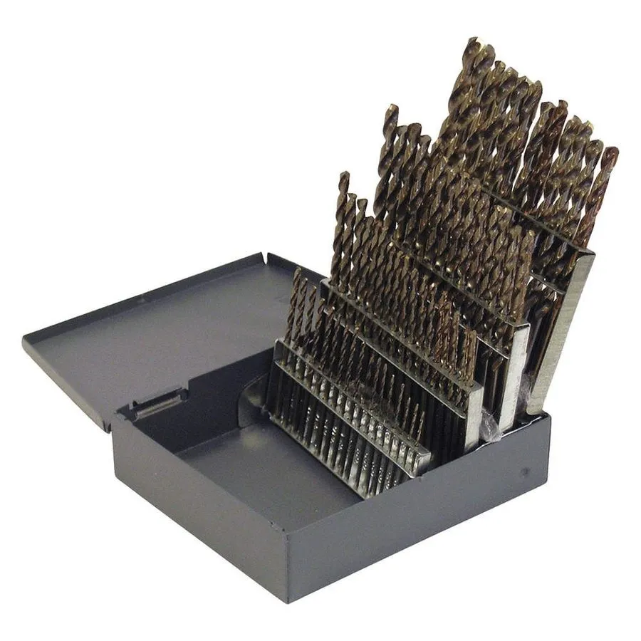Режущий инструмент CLEVELAND C70366 Jobber Drill Set, Cobalt 434L09 — фото лота 1