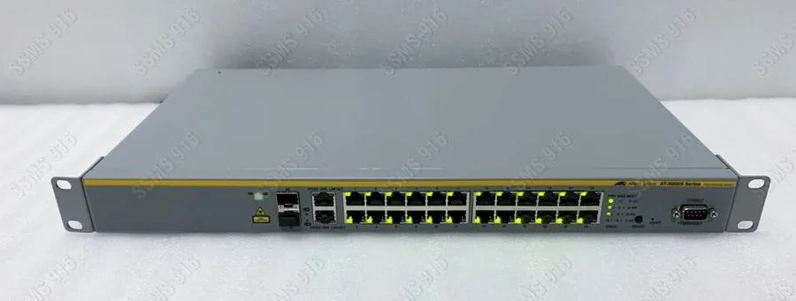 Коммутатор Allied Telesis AT-8000S/24 Network Switch 100-240V AC 1.5A 50-60Hz 24 — фото лота 2