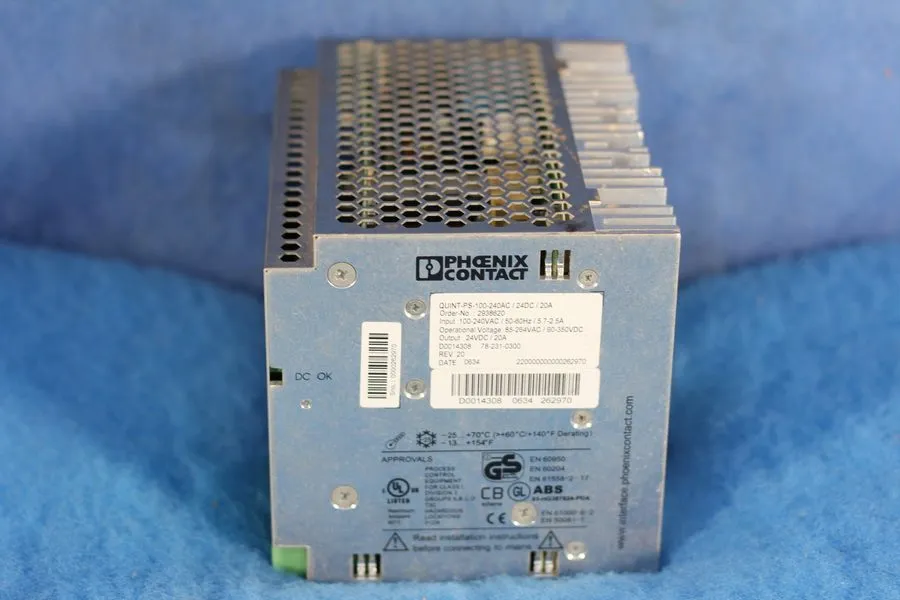 Блок питания Phoenix Contact QUINT-PS-100-240AC/24DC/20A DC Power Supply 24VDC 2