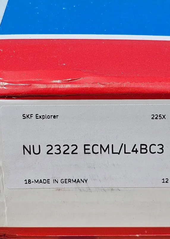 Подшипник SKF Germany NU2322 ECML Cylindrical Roller Bearing 100x240x80 mm — фото лота 2
