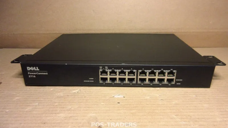 Коммутатор Dell PowerConnect 2716 16-Port 1Gbps Gigabit External Switch Managed