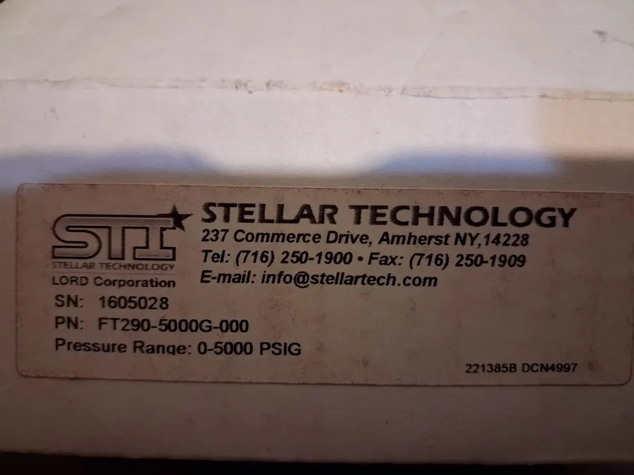 Датчик давления Stellar Technology Series FT290-5000G-000 Pressure Transmitter — фото лота 2
