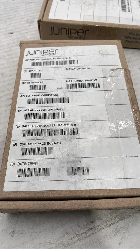 Трансивер Juniper EX-SFP-10GE-LR compatible 10GE 740-021309 SFP+LR 1310nm LC 10k — фото лота 4