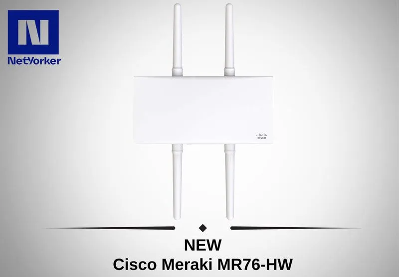 Точка доступа Wi-Fi Cisco Meraki MR76-HW Wi-Fi 6 outdoor AP 802.11 Unclaimed 1 Y