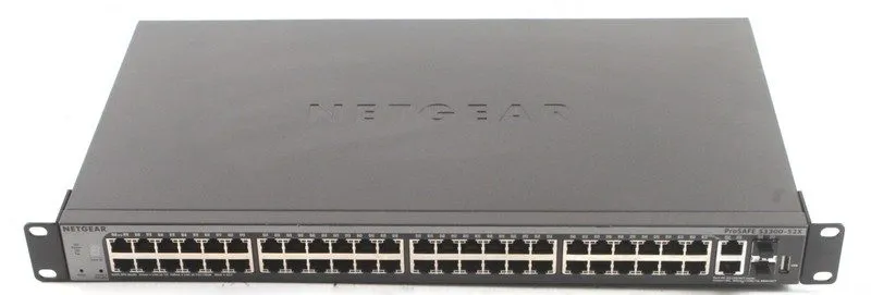 Коммутатор Netgear ProSAFE GS752TX S3300-52X 48P Gigabit 2 T/SFP 10G Network Swi