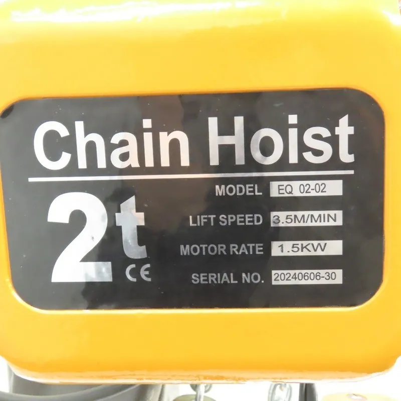 Таль CM Lodestar Model R 2 Ton 4000LB Electric Chain Hoist 8FPM 3Ph 230/460V 20'